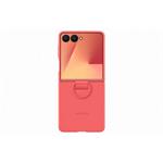 Samsung Silikónový kryt s krúžkom pre Galaxy Z Flip 7, červený