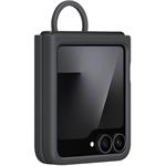 Samsung Silikónový kryt s krúžkom pre Galaxy Z Flip 7 FE, čierny