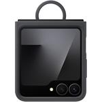 Samsung Silikónový kryt s krúžkom pre Galaxy Z Flip 7 FE, čierny