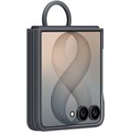 Samsung silikónový magnetický kryt s krúžkom pre Galaxy Z Flip 8, Graphite