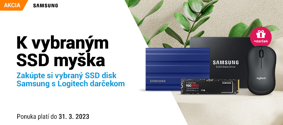 Samsung SSD disky s darčekom