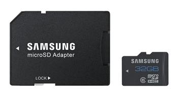 Samsung Standard microSDHC 32GB class 6 + adapter
