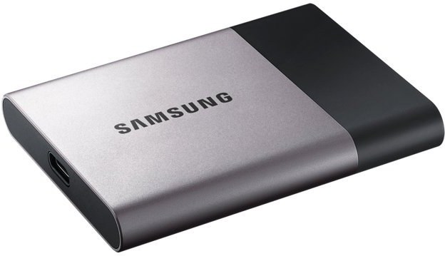 Samsung T3 1TB, externé SSD, strieborné