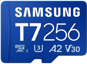 Samsung T7, microSDXC karta, 256 GB