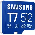 Samsung T7, microSDXC karta, 512 GB