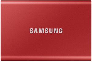 Samsung T7 Serie, externý SSD, 1TB, 2,5", červený