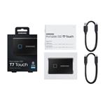 Samsung T7 Touch, externý SSD, 500 GB, čierny