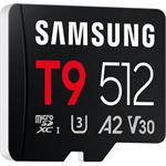 Samsung T9, microSDXC karta, 512 GB + USB Adaptér