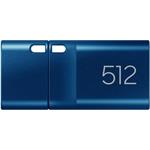 Samsung USB-C Flash Drive, 512 GB, modrý