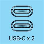 Sandberg 3v1 TravelCharger USB-C/A PD 65W, biela