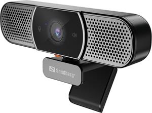 Sandberg All-in-1 webkamera QHD, čierna