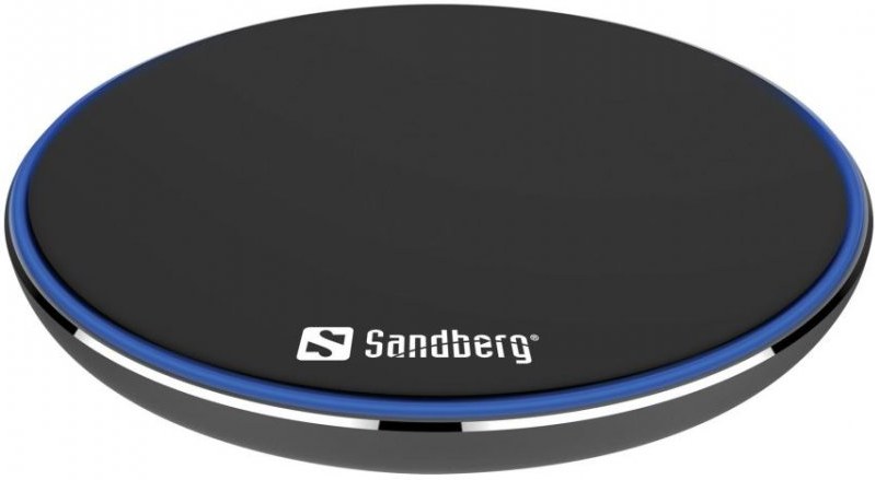 Sandberg bezdrátová nabíječka Qi, podložka, Wireless Charger Alu Pad 10W