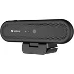 Sandberg Face Recognition Webcam 1080P, webkamera, čierna