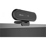 Sandberg Face Recognition Webcam 1080P, webkamera, čierna