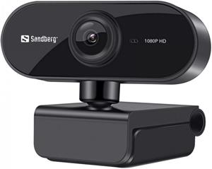 Sandberg Flex 1080P HD, webkamera, čierna
