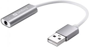 Sandberg Headset USB converter, adaptér 3,5mm jack na USB