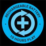 Sandberg HeroBlaster herné bezdrôtové slúchadlá, čierna