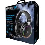 Sandberg HeroBlaster herné bezdrôtové slúchadlá, čierna