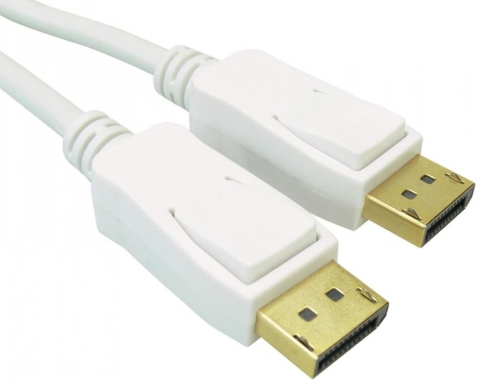 Sandberg kábel DisplayPort v 1.2 M/M, prepojovací 2,0m biely