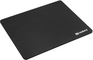 Sandberg Mousepad Black, podložka pod myš, čierna