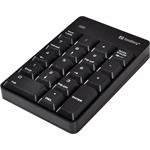 Sandberg NumPad2 bezdrôtová numerická klávesnica, čierna