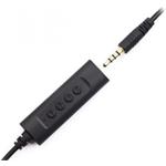 Sandberg PC Office 2in1 Jack+USB slúchadlá s mikrofónom, čierne