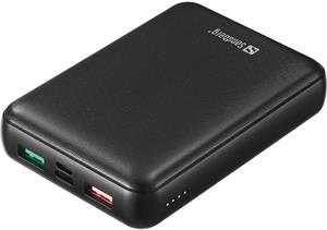 Sandberg Powerbank 15 000 mAh USB-C PD 45W, čierna