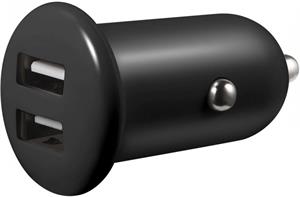 Sandberg SAVER USB DC auto adaptér, 2xUSB, 1A+2.1A , černá