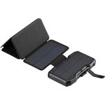 Sandberg Solar 5-Panel Powerbank 10 000 mAh, čierna