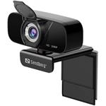 Sandberg USB Chat Webcam 1080P HD, webkamera, čierna