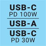 Sandberg USB nabíjačka do auta, PD 130W USB-C