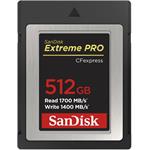 SanDisk CF Extreme PRO, CFexpress, 512 GB, Type B