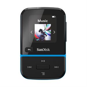 SanDisk Clip Sport Go 16 GB, MP3, modrý