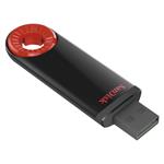 SanDisk Cruzer Dial 64 GB, čierno-červený