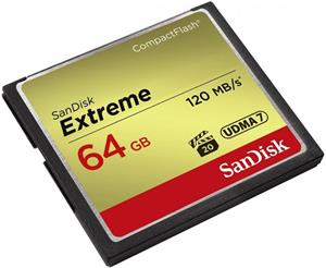 SanDisk Extreme CF 64GB 120MB/s UDMA7
