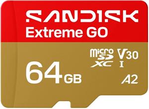 SanDisk Extreme Go microSDXC, 64 GB