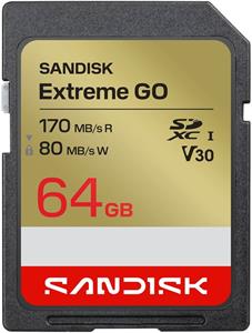 SanDisk Extreme GO SDHC, 64 GB