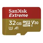SanDisk Extreme micro SDHC 32GB + adaptér, pre drony a akčné kamery