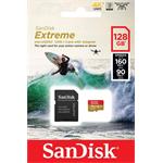 SanDisk Extreme microSDXC 128GB 160MB/s + adaptér