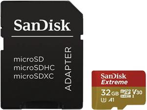 SanDisk Extreme microSDXC 32 GB + SD Adapter