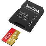 SanDisk Extreme microSDXC 64 GB + SD Adapter