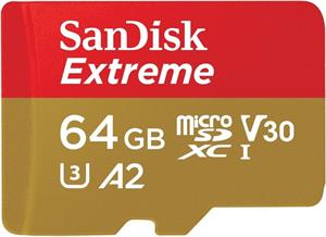 SanDisk Extreme microSDXC, 64 GB