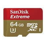 Sandisk Extreme microSDXC 64GB UHS-I U3 + adaptér