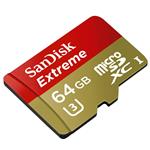 Sandisk Extreme microSDXC 64GB UHS-I U3 + adaptér