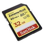 SanDisk Extreme Plus SDHC 32GB 90MB/s Class 10 UHS-I U3 V30