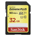 SanDisk Extreme Plus SDHC 32GB 90MB/s Class 10 UHS-I U3 V30