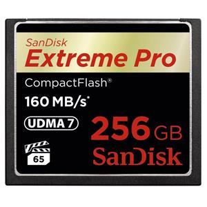 SanDisk Extreme Pro CF 256 GB 160 MB/s VPG 65, UDMA 7