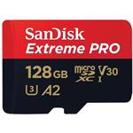 SanDisk Extreme Pro micro SDXC 128GB + adaptér