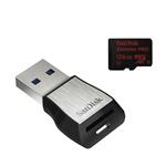 Sandisk Extreme Pro microSDXC 128 GB + USB 3.0 čítačka