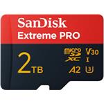 SanDisk Extreme PRO microSDXC, 2 TB + adaptér